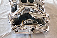 Aluminum, V8 Engine Intake Manifold AFTER Chrome-Like Metal Polishing and Buffing Services / Restoration Services