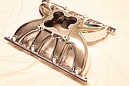 Pontiac CV-1 Aluminum Intake Manifold AFTER Chrome-Like Metal Polishing and Buffing Services