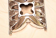 Pontiac CV-1 Aluminum Intake Manifold AFTER Chrome-Like Metal Polishing and Buffing Services