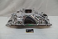 Chevrolet Aluminum V8 Engine Intake Manifold AFTER Chrome-Like Metal Polishing and Buffing Services / Restoration Services