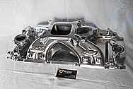 Chevrolet Aluminum V8 Engine Intake Manifold AFTER Chrome-Like Metal Polishing and Buffing Services / Restoration Services