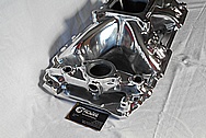 Chevrolet Aluminum V8 Engine Intake Manifold AFTER Chrome-Like Metal Polishing and Buffing Services / Restoration Services