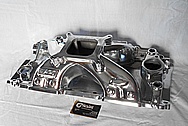 Chevrolet Aluminum V8 Engine Intake Manifold AFTER Chrome-Like Metal Polishing and Buffing Services / Restoration Services