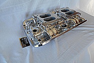 Aluminum V8 Engine Intake Manifold AFTER Chrome-Like Metal Polishing and Buffing Services / Restoration Services