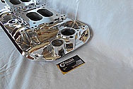 Aluminum V8 Engine Intake Manifold AFTER Chrome-Like Metal Polishing and Buffing Services / Restoration Services