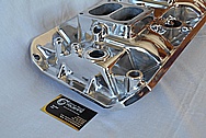 Aluminum V8 Engine Intake Manifold AFTER Chrome-Like Metal Polishing and Buffing Services / Restoration Services