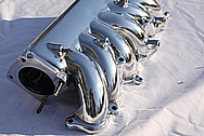 Toyota Supra 2JZGTE Aluminum Intake Manifold AFTER Chrome-Like Metal Polishing and Buffing Services