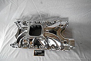 Edelbrock Victor Jr Aluminum V8 Engine Intake Manifold AFTER Chrome-Like Metal Polishing and Buffing Services / Restoration Services