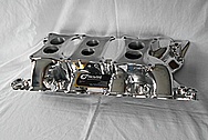 Aluminum V8 Engine Intake Manifold AFTER Chrome-Like Metal Polishing and Buffing Services / Restoration Services