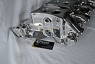 Aluminum V8 Engine Intake Manifold AFTER Chrome-Like Metal Polishing and Buffing Services / Restoration Services