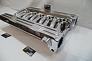 Dodge Viper Gen 2 Aluminum V10 Intake Manifold AFTER Chrome-Like Metal Polishing and Buffing Services / Restoration Services