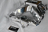 4 Cylinder Aluminum Intake Manifold AFTER Chrome-Like Metal Polishing and Buffing Services / Restoration Services