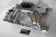 4 Cylinder Aluminum Intake Manifold AFTER Chrome-Like Metal Polishing and Buffing Services / Restoration Services