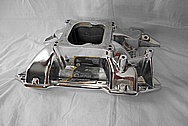 4 Cylinder Mopar Aluminum Intake Manifold AFTER Chrome-Like Metal Polishing and Buffing Services / Restoration Services