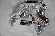 4 Cylinder Mopar Aluminum Intake Manifold AFTER Chrome-Like Metal Polishing and Buffing Services / Restoration Services