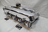 Aluminum V8 Intake Manifold AFTER Chrome-Like Metal Polishing and Buffing Services / Restoration Services and Custom Painting Services 