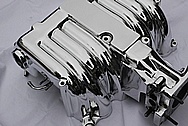 Ford Mustang Cobra V8 Aluminum Intake Manifold AFTER Chrome-Like Metal Polishing and Buffing Services