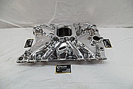 Aluminum Intake Manifold BEFORE Chrome-Like Metal Polishing and Buffing Services / Restoration Services