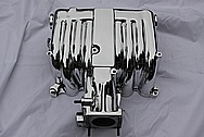 Ford Mustang Cobra V8 Aluminum Intake Manifold AFTER Chrome-Like Metal Polishing and Buffing Services