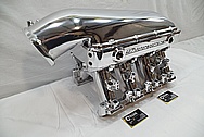 Aluminum V8 Intake Manifold AFTER Chrome-Like Metal Polishing and Buffing Services / Restoration Services