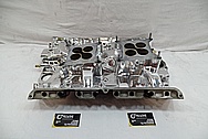 Aluminum V8 Intake Manifold AFTER Chrome-Like Metal Polishing and Buffing Services / Restoration Services