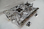 Aluminum V8 Intake Manifold AFTER Chrome-Like Metal Polishing and Buffing Services / Restoration Services