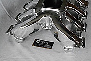 Aluminum V8 Intake Manifold AFTER Chrome-Like Metal Polishing and Buffing Services / Restoration Services