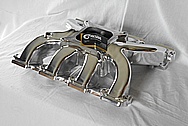 Aluminum V8 Intake Manifold AFTER Chrome-Like Metal Polishing and Buffing Services / Restoration Services
