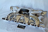 Aluminum V8 Engine Intake Manifold AFTER Chrome-Like Metal Polishing and Buffing Services / Restoration Services