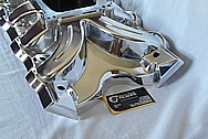 Aluminum V8 Engine Intake Manifold AFTER Chrome-Like Metal Polishing and Buffing Services / Restoration Services