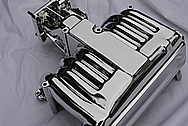 Ford Mustang Cobra V8 Aluminum Intake Manifold AFTER Chrome-Like Metal Polishing and Buffing Services