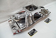 Intake Manifold Piece AFTER Chrome-Like Metal Polishing and Buffing Services / Restoration Services