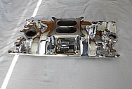 V8 Aluminum Intake Manifold AFTER Chrome-Like Metal Polishing and Buffing Services / Restoration Services