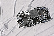 Chevy Nova V8 Aluminum Intake Manifold AFTER Chrome-Like Metal Polishing and Buffing Services