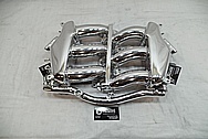 Aluminum Intake Manifold AFTER Chrome-Like Metal Polishing and Buffing Services / Restoration Services