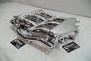 Aluminum Intake Manifold AFTER Chrome-Like Metal Polishing and Buffing Services / Restoration Services