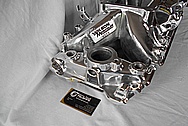 Aluminum Edelbrock Intake Manifold AFTER Chrome-Like Metal Polishing and Buffing Services / Restoration Services