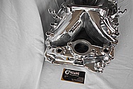 Aluminum Edelbrock Intake Manifold AFTER Chrome-Like Metal Polishing and Buffing Services / Restoration Services