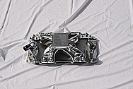 Chevy Nova V8 Aluminum Intake Manifold AFTER Chrome-Like Metal Polishing and Buffing Services