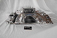 Aluminum Edelbrock Intake Manifold AFTER Chrome-Like Metal Polishing and Buffing Services / Restoration Services