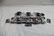 Aluminum V8 Intake Manifold AFTER Chrome-Like Metal Polishing and Buffing Services / Restoration Services