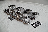 Aluminum V8 Intake Manifold AFTER Chrome-Like Metal Polishing and Buffing Services / Restoration Services