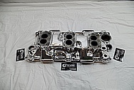 Aluminum V8 Intake Manifold AFTER Chrome-Like Metal Polishing and Buffing Services / Restoration Services