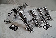 Aluminum Intake Manifold Runners AFTER Chrome-Like Metal Polishing and Buffing Services / Restoration Services