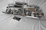 Aluminum Intake Manifold AFTER Chrome-Like Metal Polishing and Buffing Services / Restoration Services