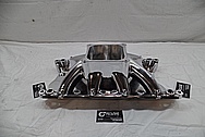 Edelbrock Aluminum Intake Manifold AFTER Chrome-Like Metal Polishing and Buffing Services / Restoration Services