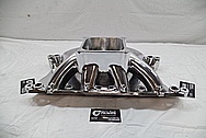 Edelbrock Aluminum Intake Manifold AFTER Chrome-Like Metal Polishing and Buffing Services / Restoration Services