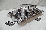 Edelbrock Aluminum Intake Manifold AFTER Chrome-Like Metal Polishing and Buffing Services / Restoration Services