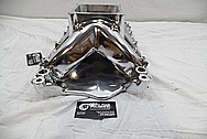 Edelbrock Aluminum Intake Manifold AFTER Chrome-Like Metal Polishing and Buffing Services / Restoration Services