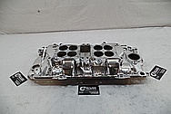 Edelbrock Aluminum Intake Manifold AFTER Chrome-Like Metal Polishing and Buffing Services / Restoration Services